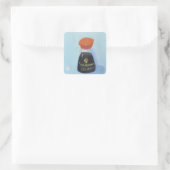 Soy Sauce Quadratischer Aufkleber (Tasche)