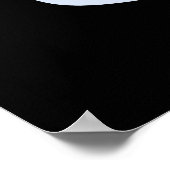 Soy Thankful Funny Soy Sauce Pun Dark BG Poster (Ecke)