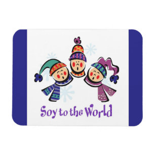 Soy to World Choir Magnet