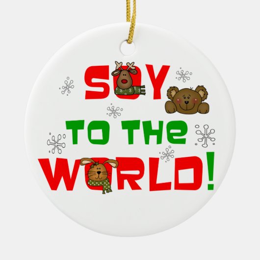 Soy to World Christmas Keramik Ornament (Vorne)