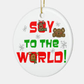 Soy to World Christmas Keramik Ornament (Links)