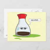 Soy Was Postkarte (Vorne/Hinten)