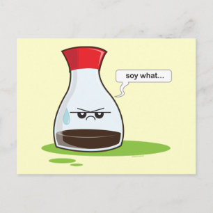 Soy Was Postkarte