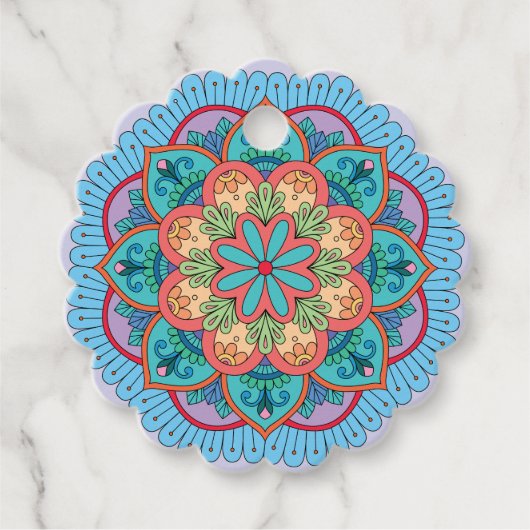 Soy Wax Candle Favor Geschenkanhänger (Vorderseite)