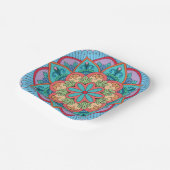 Soy Wax Candle Favor Pappteller (Gewinkelt)