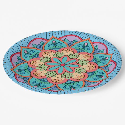 Soy Wax Candle Favor Pappteller (Schrägansicht)