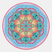 Soy Wax Candle Favor Runder Aufkleber (Vorderseite)