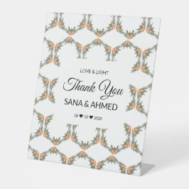 Soy Wax Candle Favor Sockelschild