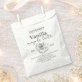 Soy Wax Candle Label Flower pack Geschenktütchen (Ausgeschnitten)