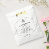 Soy Wax Label Honeycomb Bee Hexagon Geschenktütchen (Versiegelt)