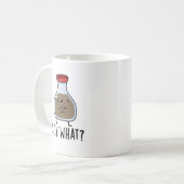 Soy What Funny Soy Sauce Puff Kaffeetasse (Vorderseite Links)
