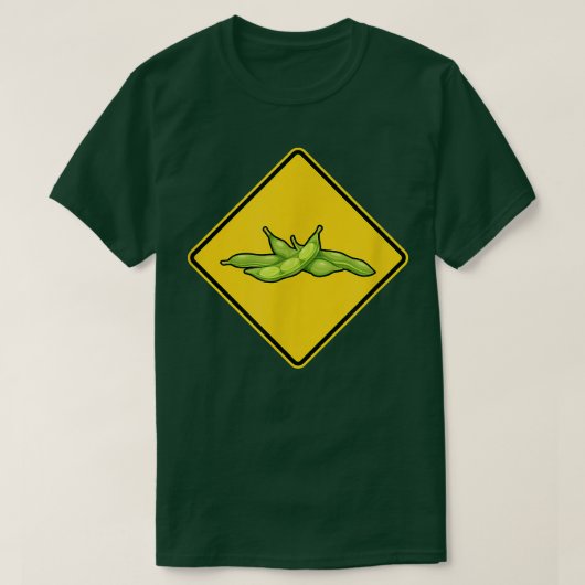 Soybean Warning Sign Farmer Funny Soybeans T-Shirt (Design vorne)