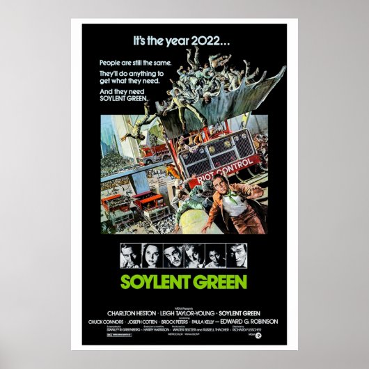 Soylent Green 1973 Poster (Vorne)