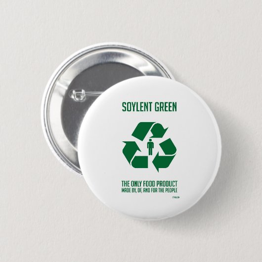 Soylent Green Button (Vorne & Hinten)