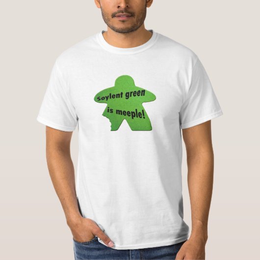 Soylent Grün ist Meeple T - Shirt (Vorderseite)