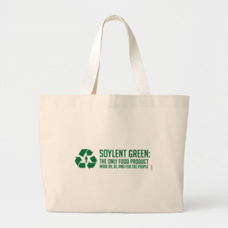 Soylent grüne Taschen-Tasche Jumbo Stoffbeutel