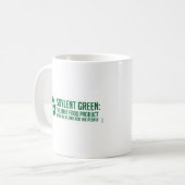 Soylent grüne Tasse (Vorderseite Links)