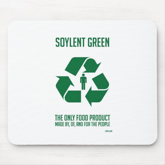 Soylent grünes Mousepad (Vorne)