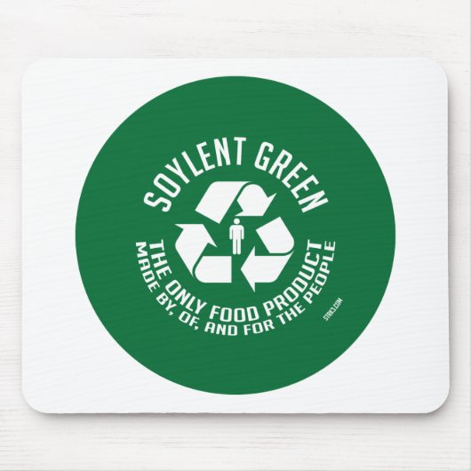 Soylent grünes Mousepad (Vorne)