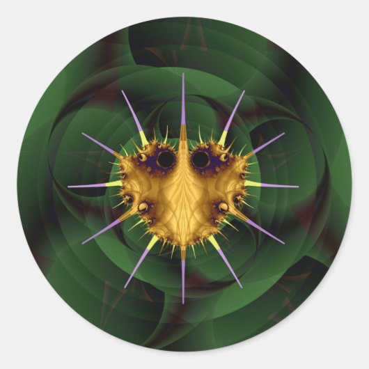 Soymo Bug Runder Aufkleber (Vorderseite)