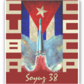 SOYUZ 38 AUFKLEBER (Vorderseite)