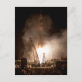 Soyuz Launch Postkarte (Vorderseite)