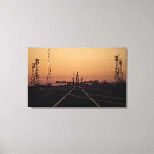 Soyuz-Launchpad Leinwanddruck (Vorderseite)