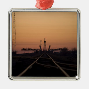 Soyuz-Launchpad Ornament Aus Metall