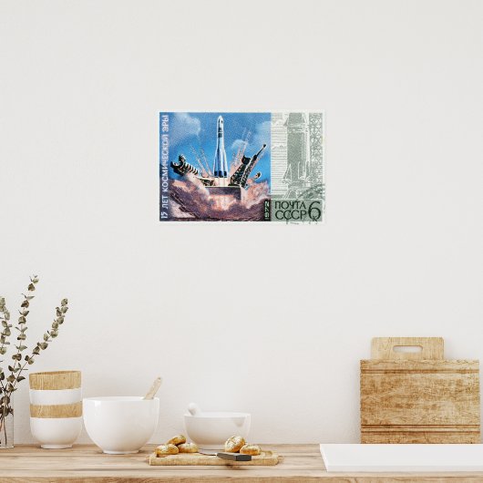 Soyuz Rocket Poster (Küche)