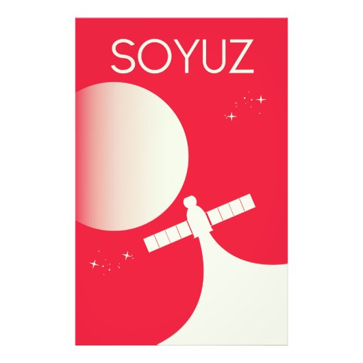 Soyuz Space Art Poster (Vorne)