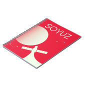 Soyuz Space Art Poster Notizblock (Linke Seite)