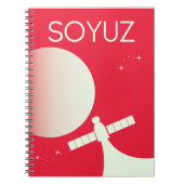 Soyuz Space Art Poster Notizblock (Vorderseite)