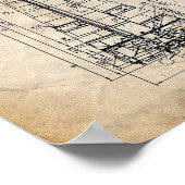 Soyuz-U2-Startfahrzeug-Patent Poster (Ecke)