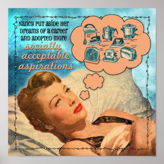 Sozial akzeptable Ziele Poster (Vorne)