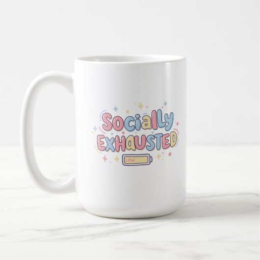 sozial ausgeatmet kaffeetasse (Links)