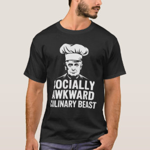 Sozial Awkward Kulinarisches Bestie Trump Koch Spa T-Shirt