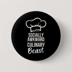 Sozial Awkward Kulinarisches Biest Funny Cook Koch Button