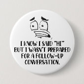 Sozial-Awkward-Taste Button (Vorderseite)