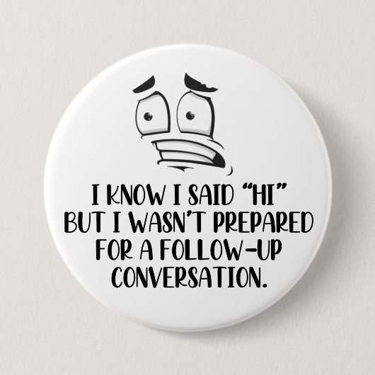 Sozial-Awkward-Taste Button (Vorderseite)