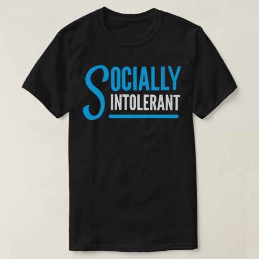 Sozial Intoleranz T-Shirt (Design vorne)