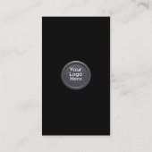 Sozial Media QR Code Modern Pro Minimalistisch Ele Visitenkarte (Rückseite)