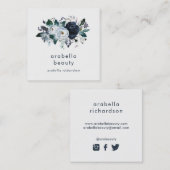 Sozial-Medium-Ikonen der Quadratische Visitenkarte (Vorne/Hinten)