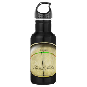 Sozial-Meter Edelstahlflasche