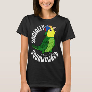 Sozial-Squawkward-Papagei I-Doppelgelb T-Shirt