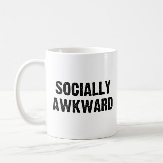 Sozial ungeschickt kaffeetasse (Links)