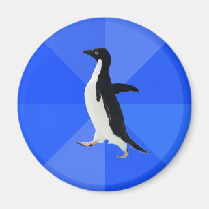 Sozial--Ungeschickt-Pinguin-Meme Magnet