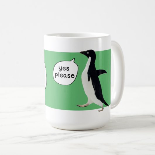Sozial ungeschickte Penguin-Tasse Kaffeetasse (VorderseiteRechts)