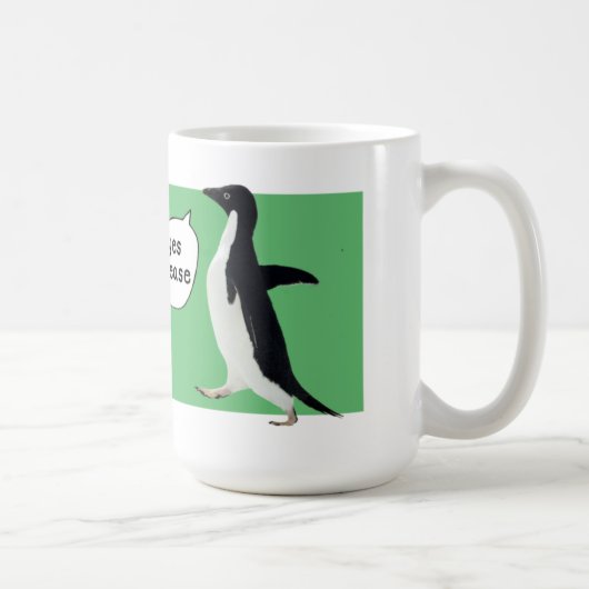 Sozial ungeschickte Penguin-Tasse Kaffeetasse (Rechts)