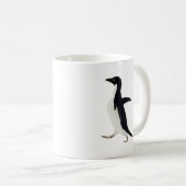 Sozial ungeschickter Pinguin Kaffeetasse (VorderseiteRechts)