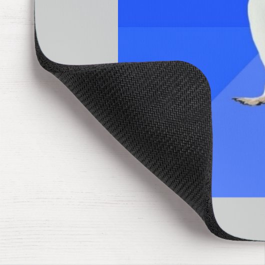 Sozial ungeschicktes Pinguin-Ratetier Meme Mousepad (Ecke)